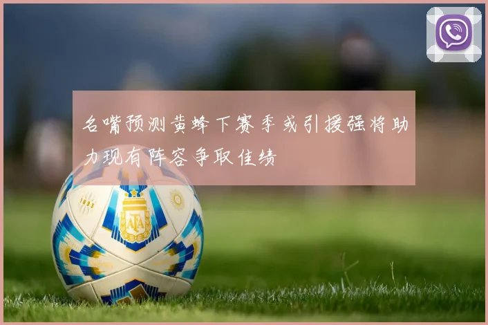 名嘴预测黄蜂下赛季或引援强将助力现有阵容争取佳绩